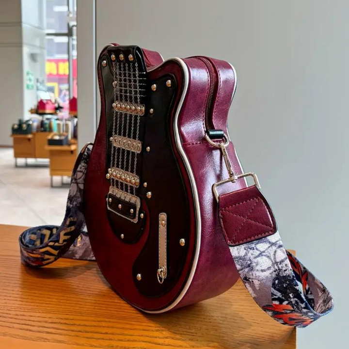 Lisslune | Elevate your style with the Rockstar guitar bag shoulder bag chic