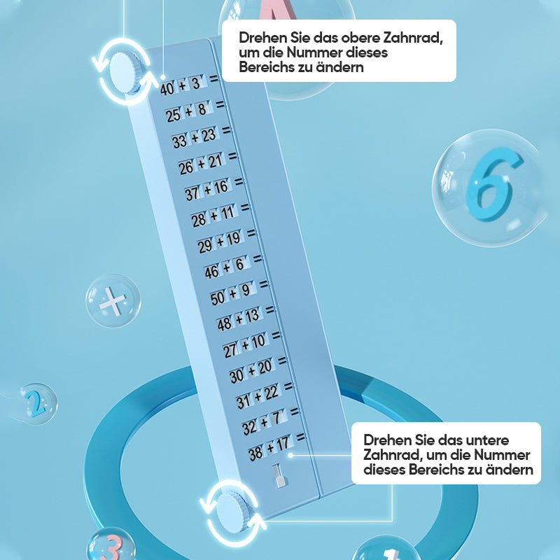 Lisslune | Practice board for oral calculations for children