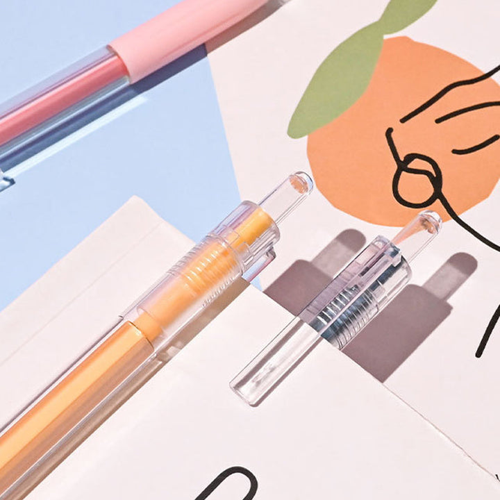 Lisslune | Morandi Cartoon Pattern Student Universal Knife Pen