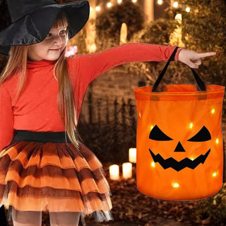 Lisslune | Personalized glowing pumpkin bag