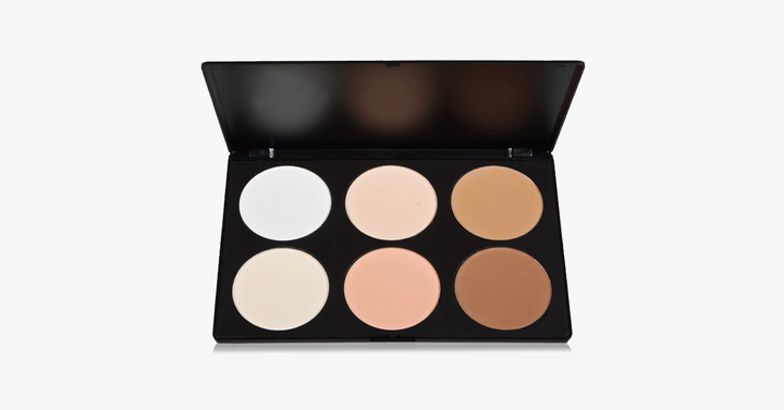 Lisslune | Blush Bronzer with 6 matte powder shades - Gives you a perfectly polished makeup