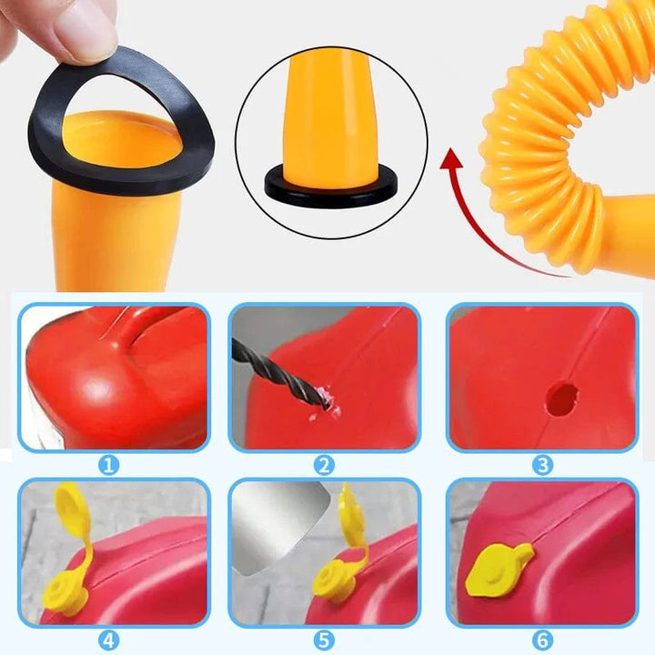Lisslune | Upgraded replacement gas cylinder outlet with flexible outlet