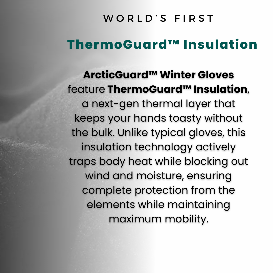 Lisslune | Warm Waterproof Gloves: Thermal Gloves with Touch Screen | Biking, Golf, Raynaud's, and Winter Sports