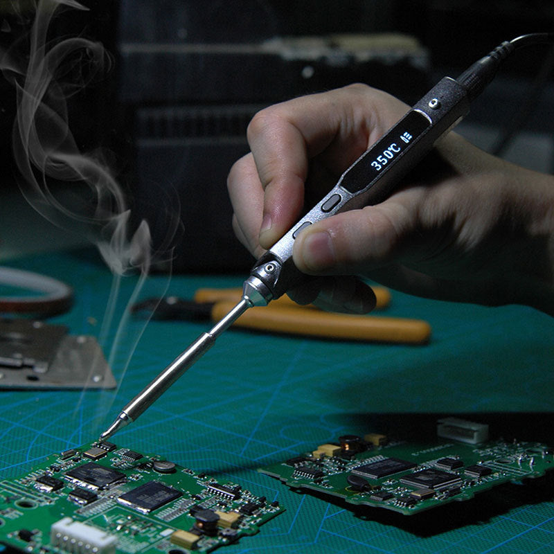 Lisslune | Mini Intelligent Programmable Soldering Iron With Auto Sleep Mode & Fast Heating