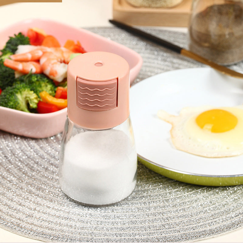 Lisslune | Salt and Pepper Shaker Precise Quantitative Press Type