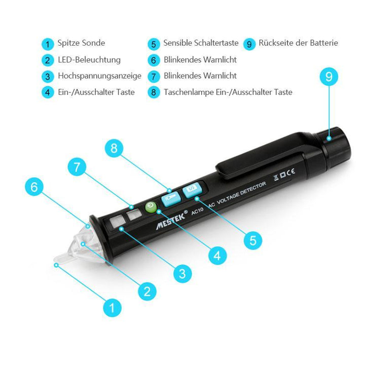 Lisslune | AC10 Intelligent Voltage Tester