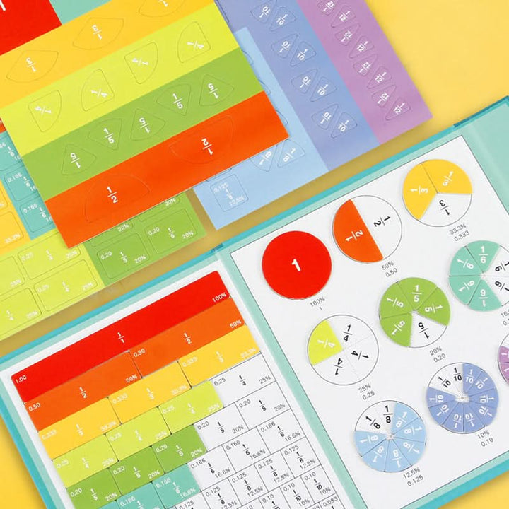 Lisslune | Magnetic Fraction Disc Set for Math Learning