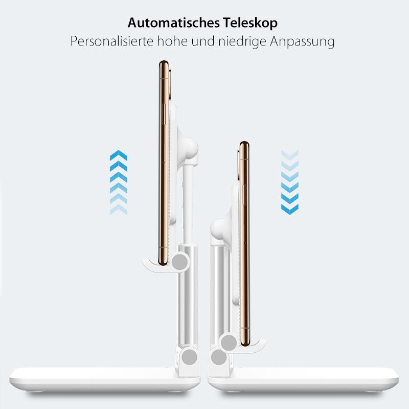 Lisslune | Foldable or white pole Phone Desk Holder