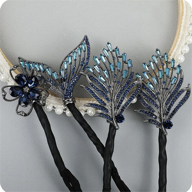 Lisslune | Rhinestone Flower Hair Clip