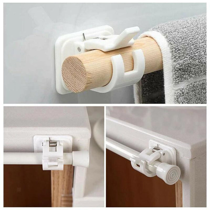 Lisslune | Nail-free adjustable pole holder