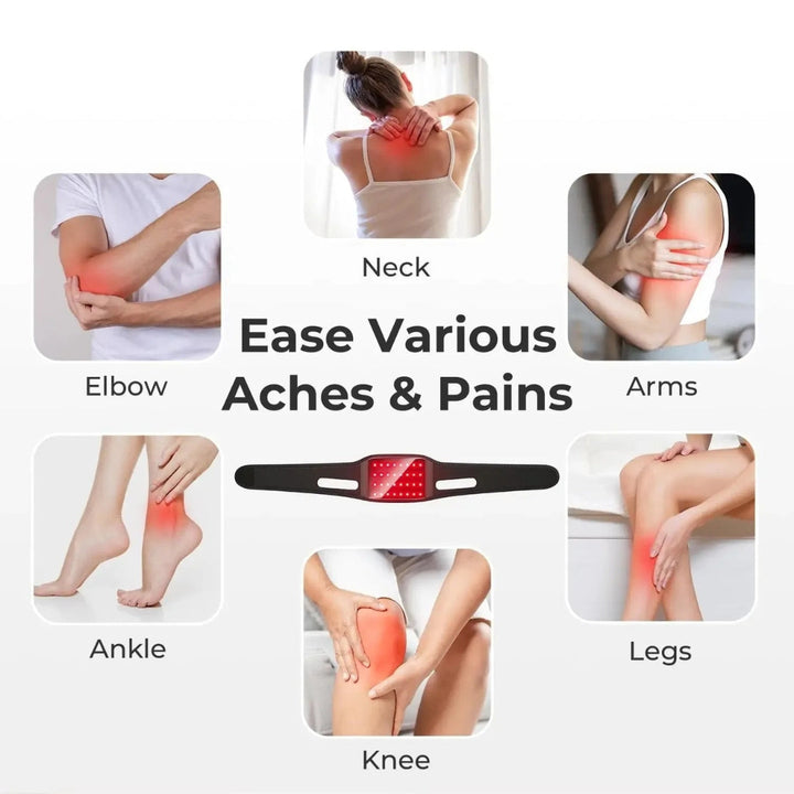 Lisslune | Heated Neck Wrap with Red Light Therapy – Effective Heat & Massage for Neck Pain Relief