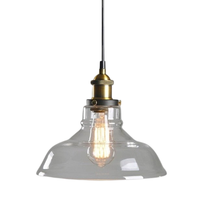 Lisslune | GlassHaven – Elegant Industrial Pendant Lamp