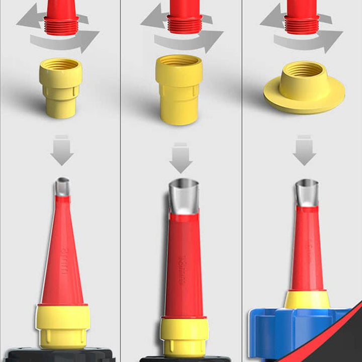 Lisslune | A set of one-piece stainless steel nozzles