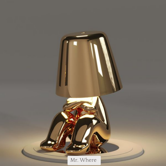 Lisslune | 5 Brothers Wireless Table Lamp – Rechargeable LED Designer Lamp with Dimmable Light (Warm White)