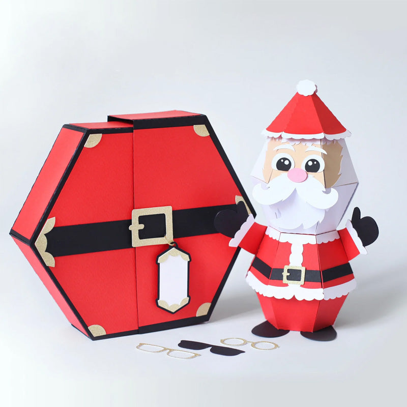 Lisslune | 3D-Popup-Box-Card "Santa Claus Prank"