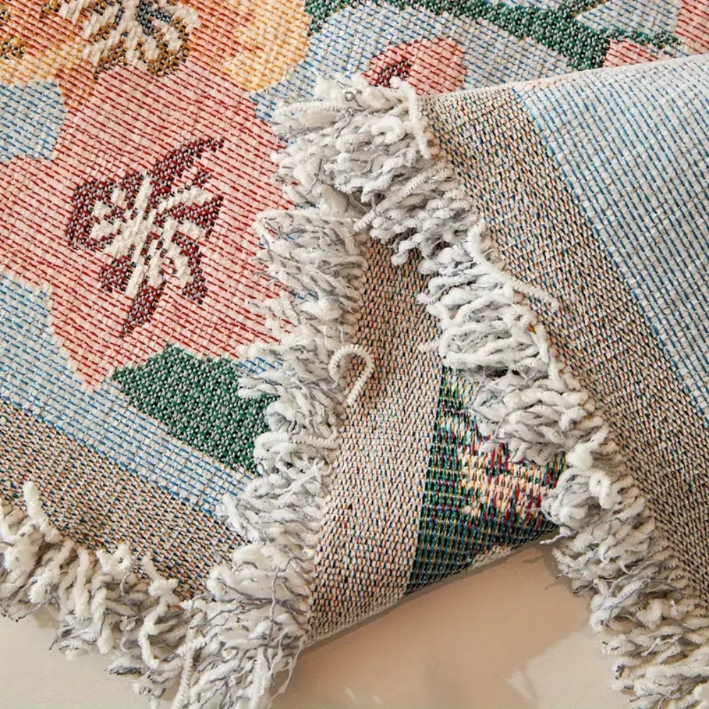 Lisslune | Amara Floral Reversible Sofa Cover