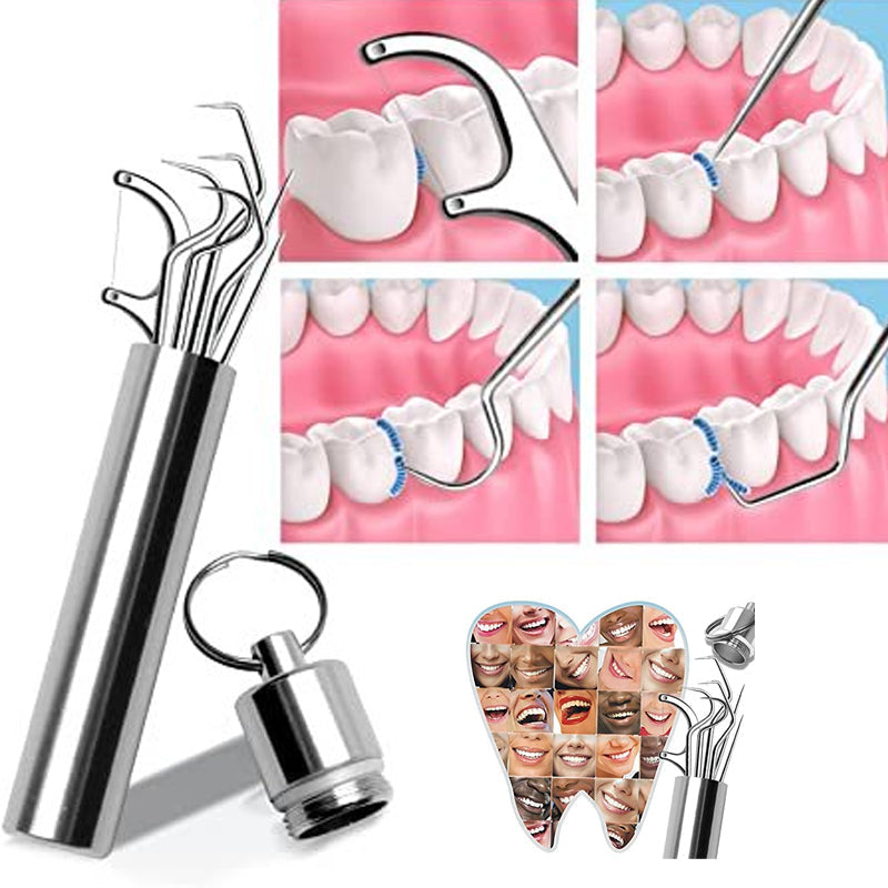 Lisslune | Toothpick Set made of Stainless Steel (7 pieces)