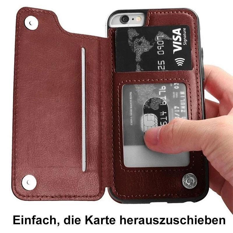 Lisslune | Leather wallet/ phone case for iPhone, with card slots
