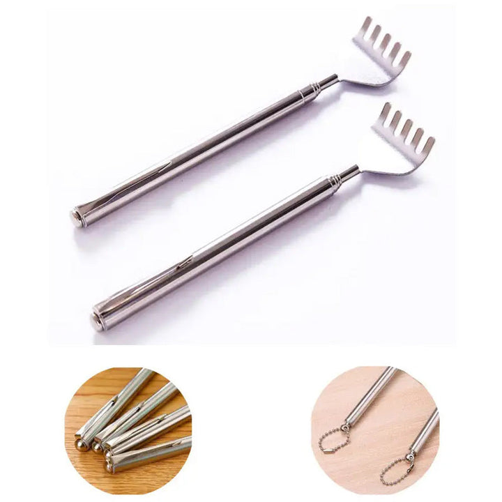 Lisslune | Retractable back scraper made of stainless steel
