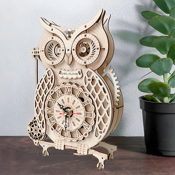 Lisslune | Super mechanical wooden model puzzle set🦉