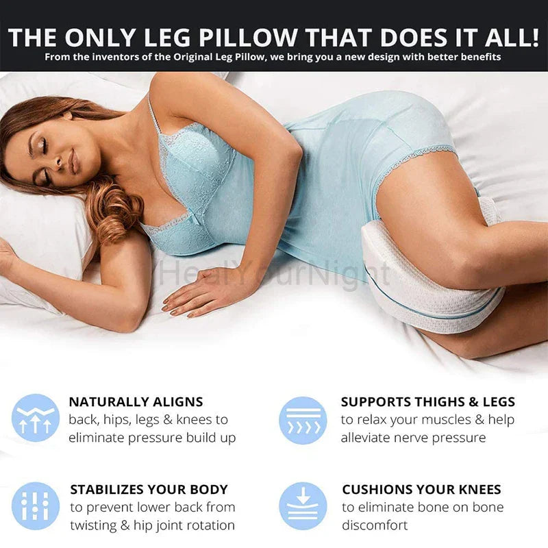 Lisslune | Ergonomic Memory Foam Pillow for Legs