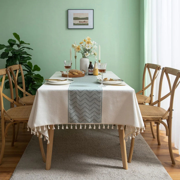 Lisslune | Glisstra Geometric Tassel Tablecloth
