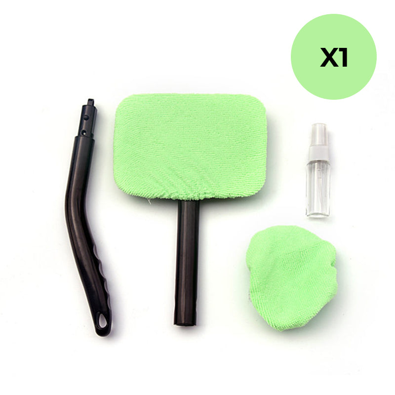 Lisslune | Microfiber cleaner with 2 reusable microfiber hoods