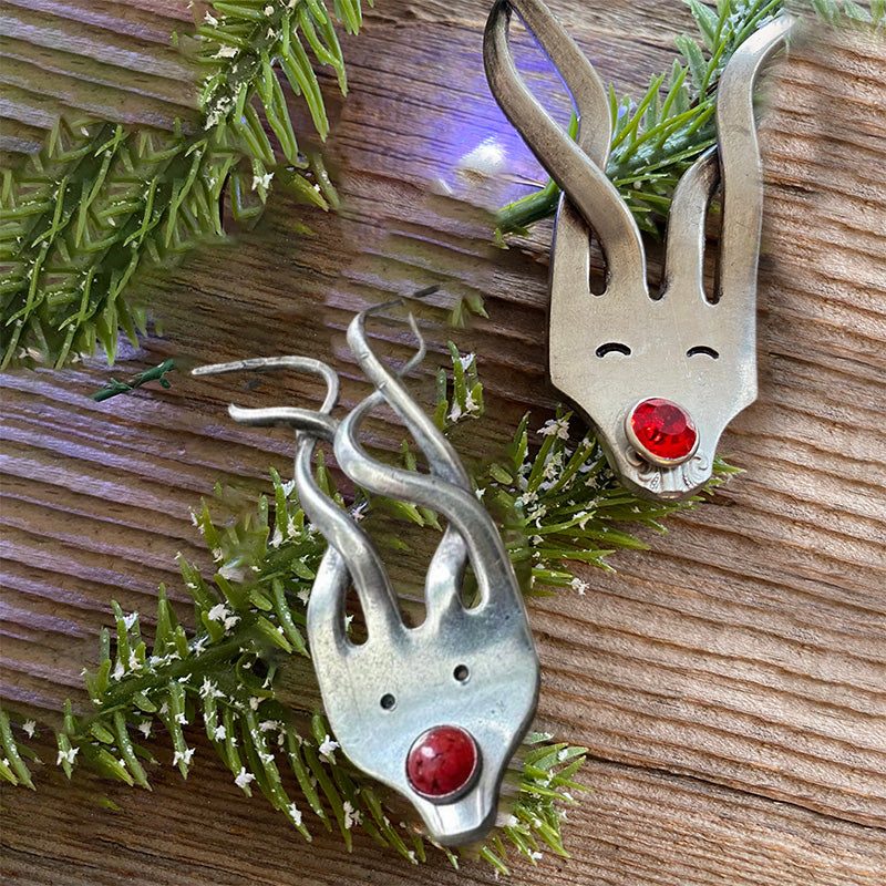 Lisslune | Funny Fork Reindeer Decoration