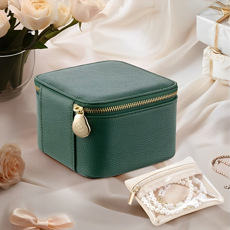 Lisslune | Leather jewelry box for travel