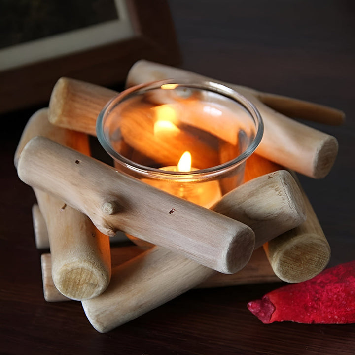 Lisslune | Driftwood Haven Candle Holder