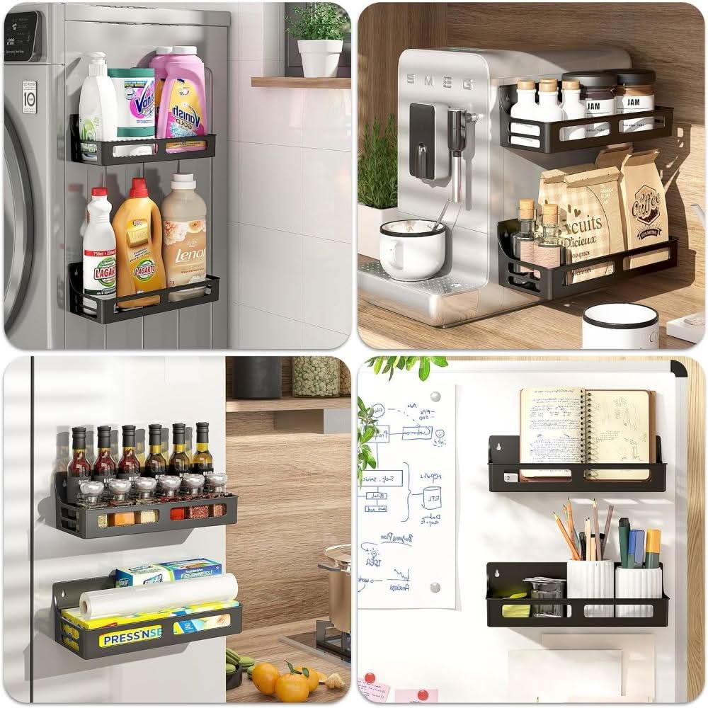 Lisslune | SpiceMagnet – Space-saving magnetic shelf organizer