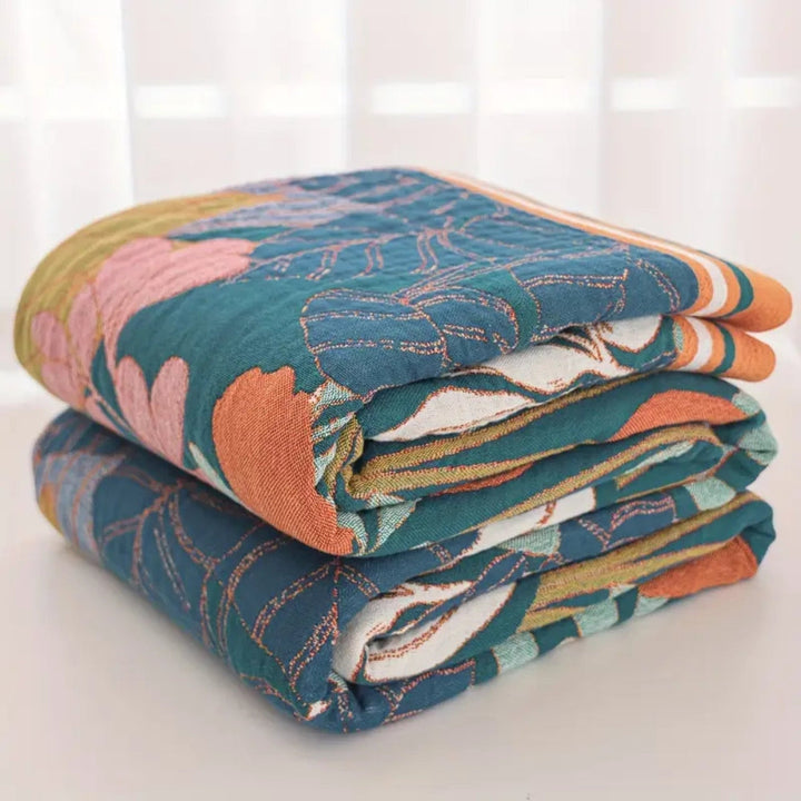 Lisslune | Garden-Inspired Cotton Gauze Blanket