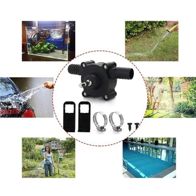 Lisslune | Hand Electric Drill Drive Self-Priming Water Transfer Pump
