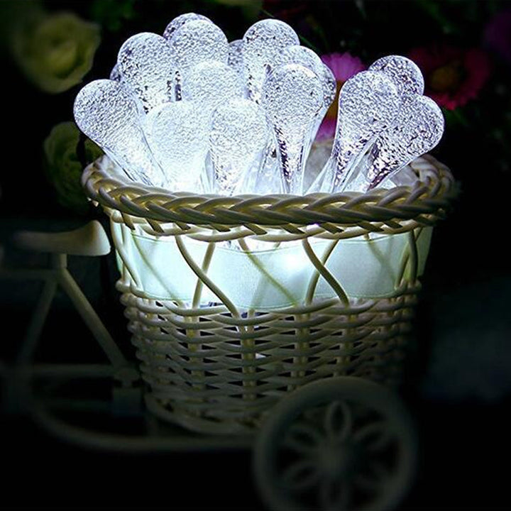 Lisslune | Solar Water Drop String Lights