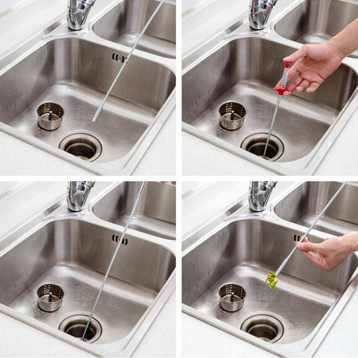 Lisslune | Kitchen sink drain cleaning hooks (2 pieces)