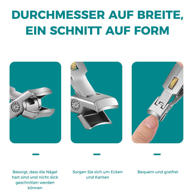 Lisslune | Nail clipper made of stainless steel with a large opening