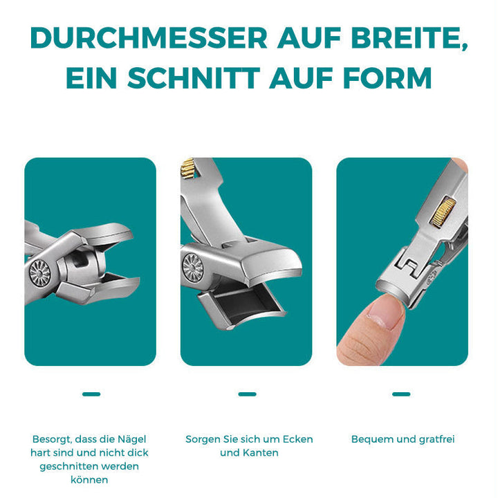 Lisslune | Nail clipper made of stainless steel with a large opening