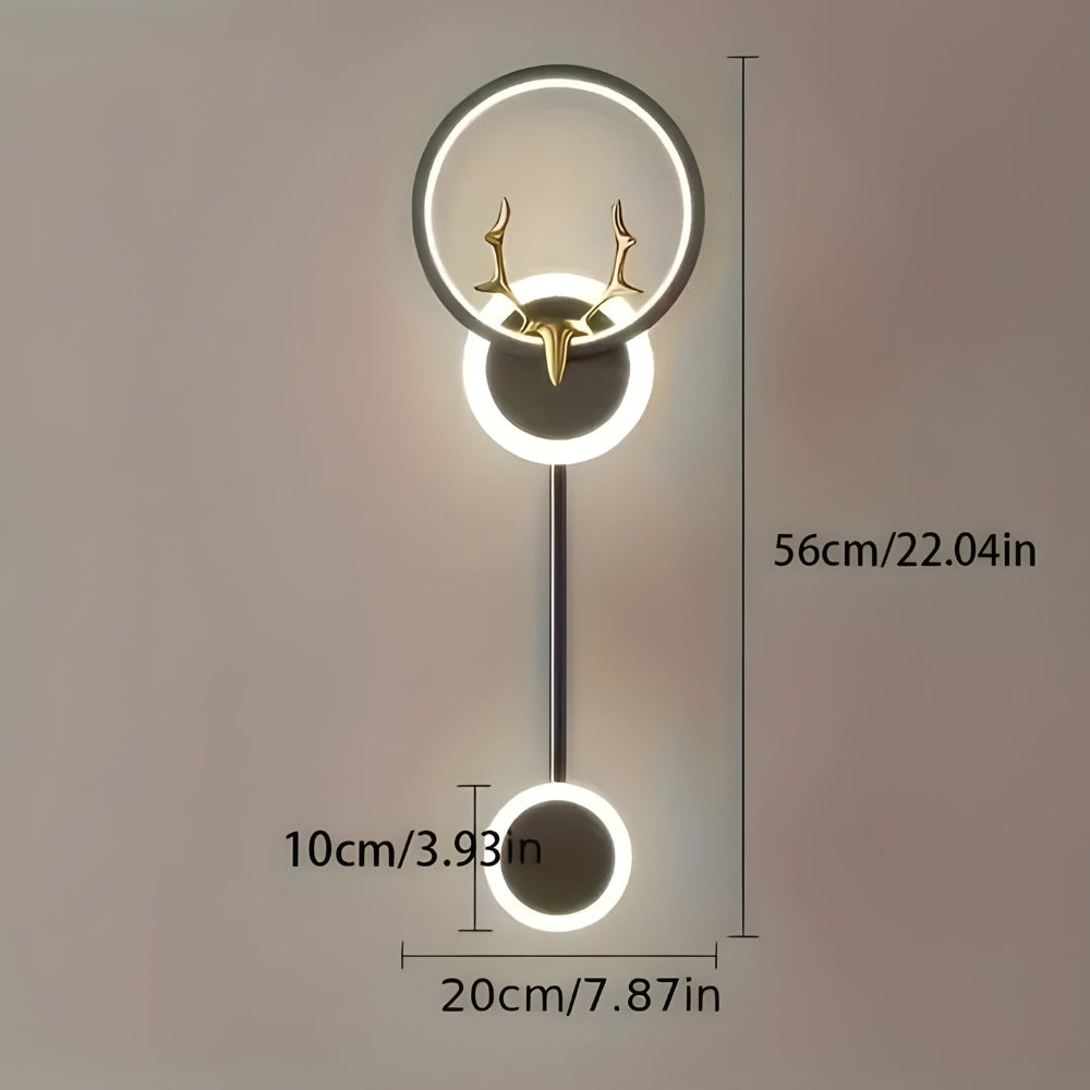Lisslune | LumiNest – Elegant double wall lamp for minimalist and atmospheric lighting in the home