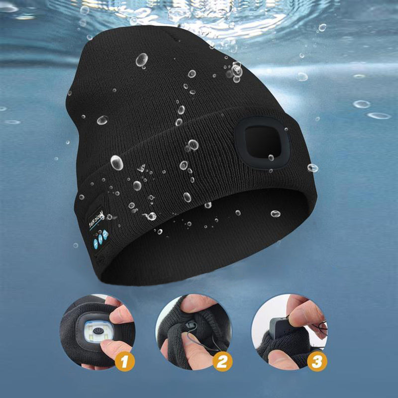 Lisslune | LED Light Bluetooth Warm Hat