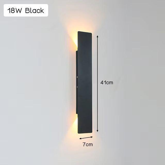 Lisslune | Light - Modern weatherproof LED wall lamp made of aluminum for outdoor use