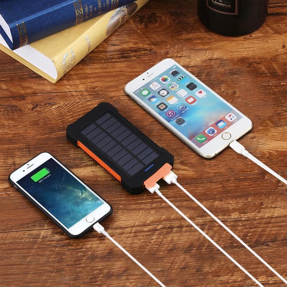 Lisslune | Waterproof Solar Energy Bank with Flashlight