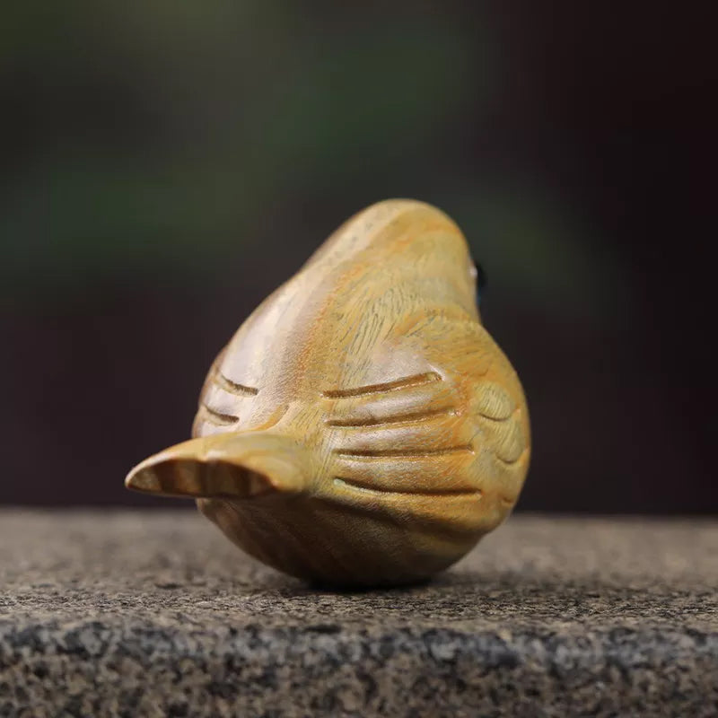 Lisslune | Handcrafted Wooden Carving Bird