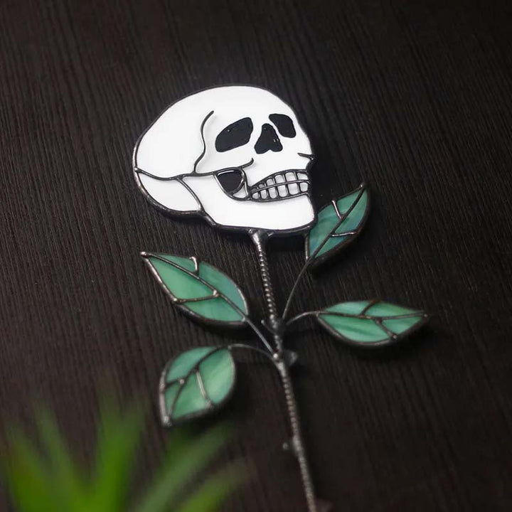 Lisslune | Early Halloween💀Skull Stained Glass Plant