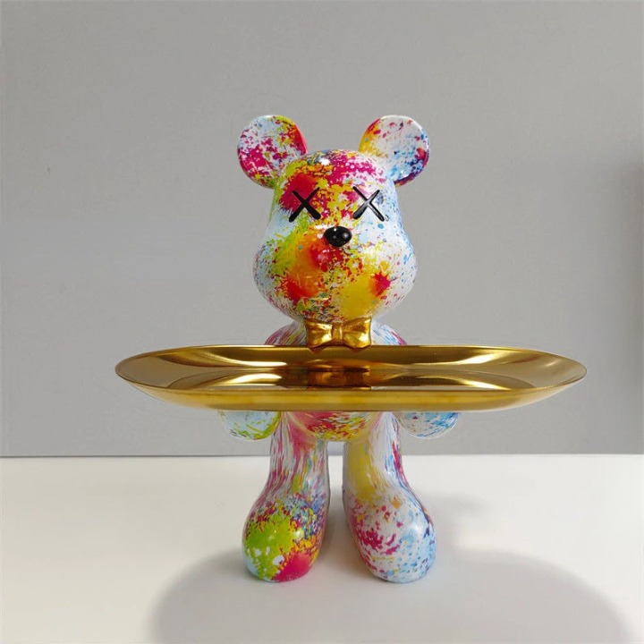 Lisslune | BearServe - Bear Sculpture with Tray