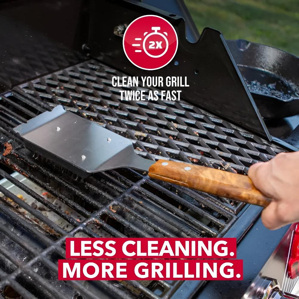 Lisslune | Stainless Grill Brush and Scraper