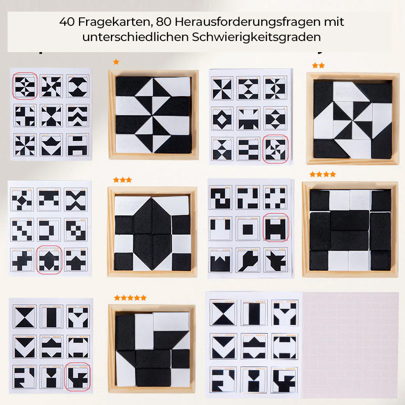 Lisslune | Wooden hidden block puzzle