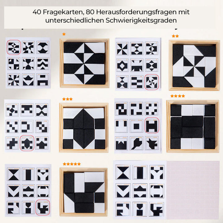 Lisslune | Wooden hidden block puzzle