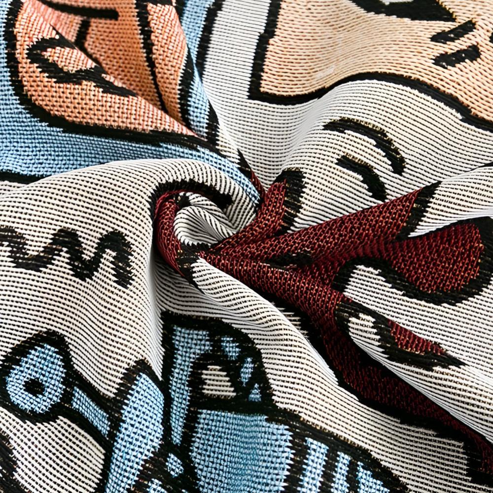 Lisslune | Bold Expressions Tassel Blanket