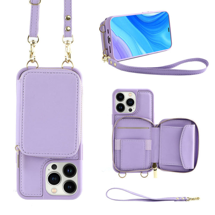 Lisslune | Phone case with wallet & sling, crossbody handbag