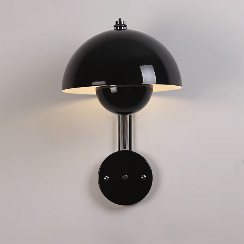 Lisslune | GloomLamp | Modern glossy metal LED wall light